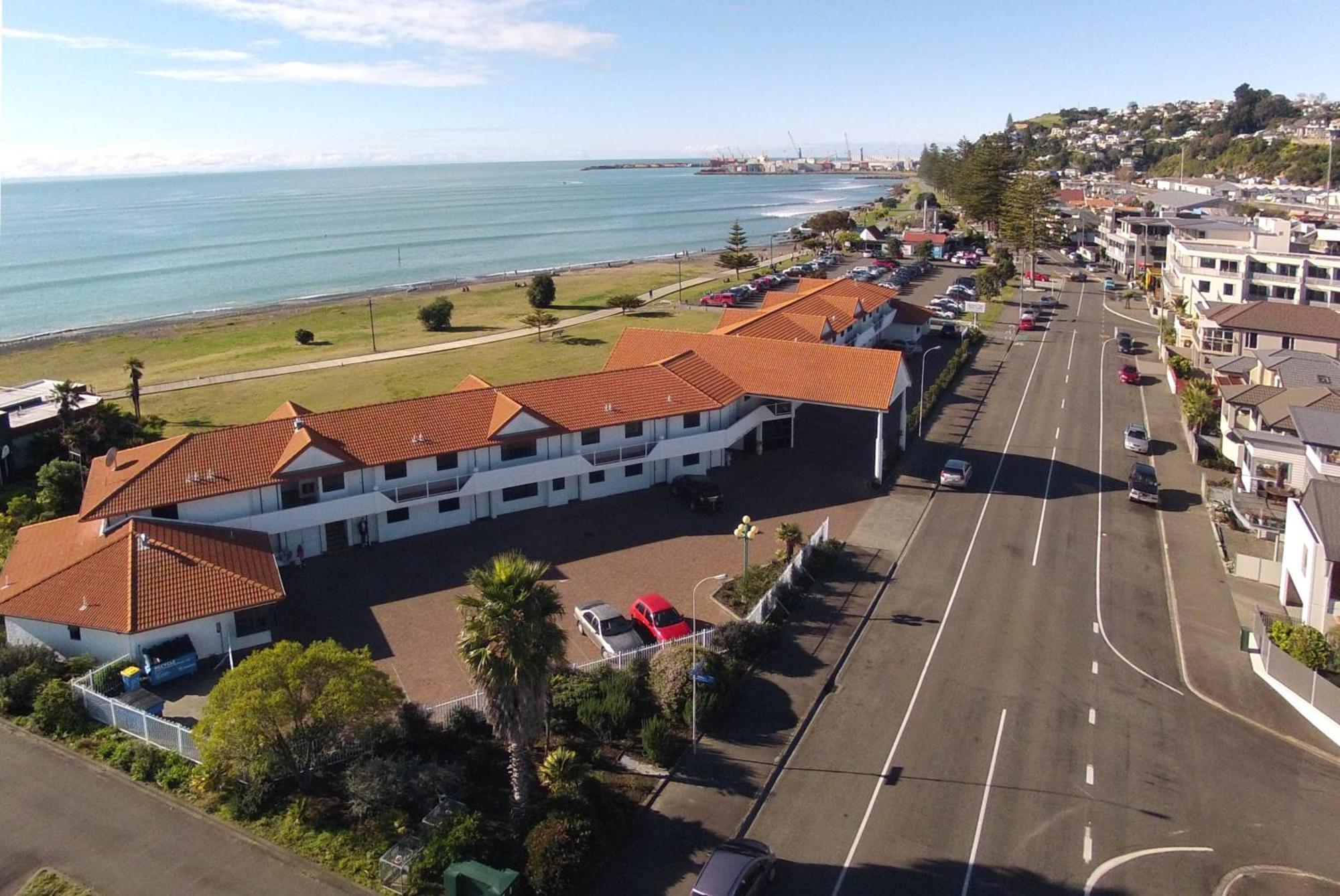 Harbour View Motel On Ahuriri Beach In Napier Nz With Sea View Suites Exterior foto